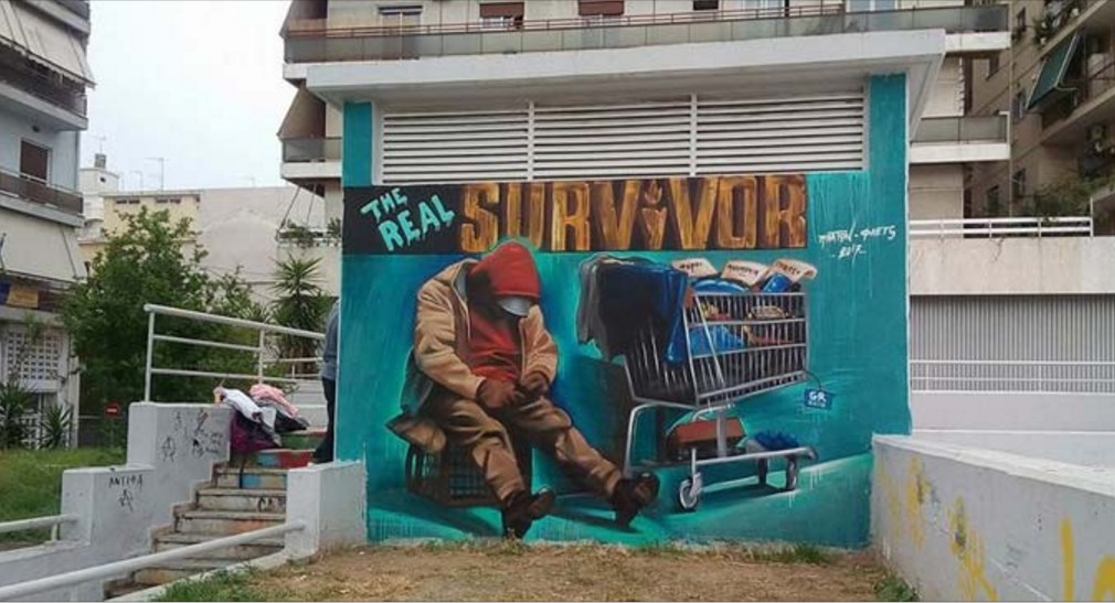 Ανακαλύψτε τον πραγματικό Survivor σε ένα σπουδαίο graffiti