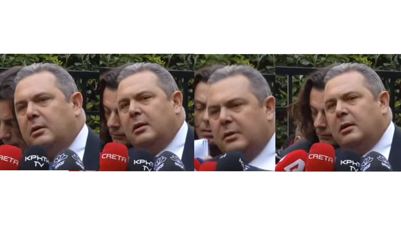 Ο Καμμένος, η παραίτηση