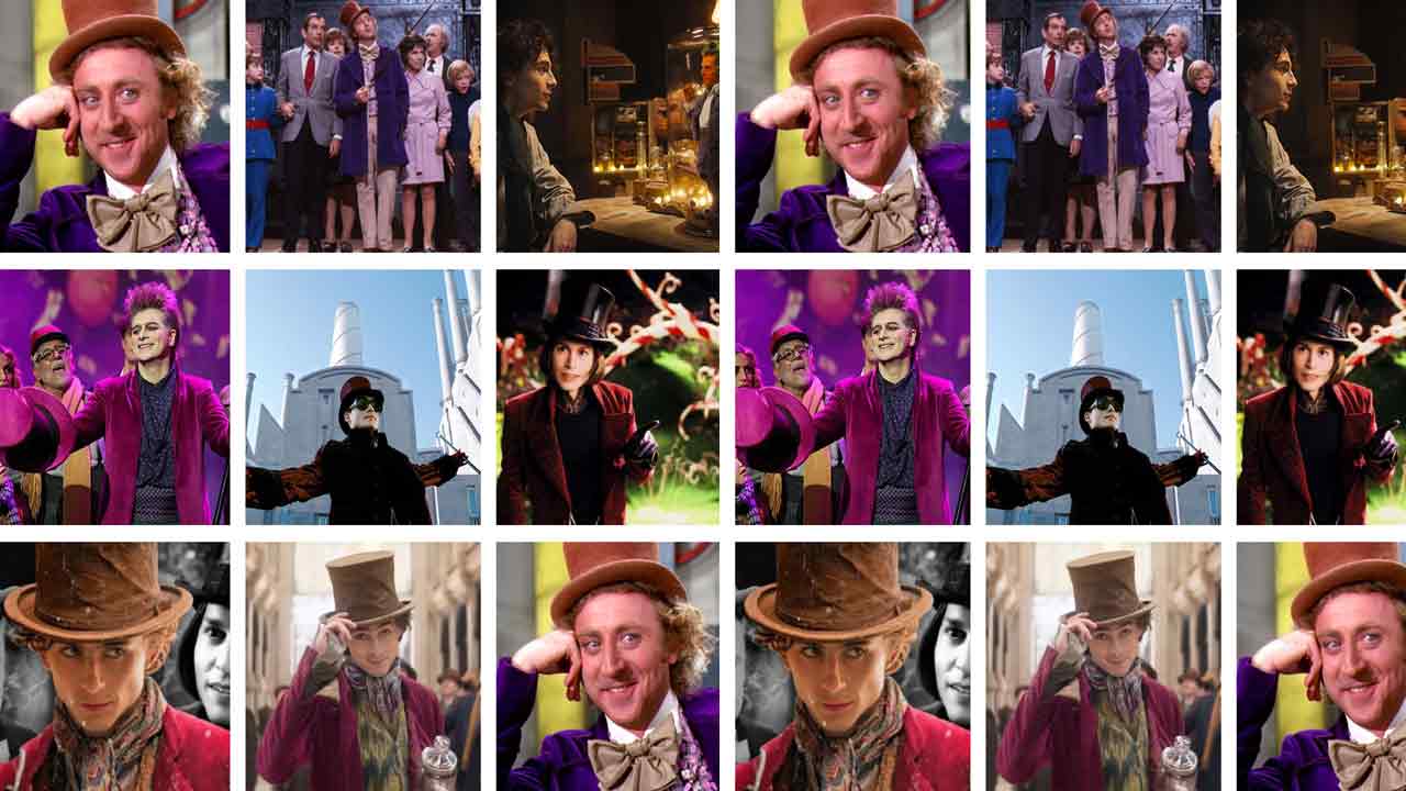 κινηματογραφικοί Wonka