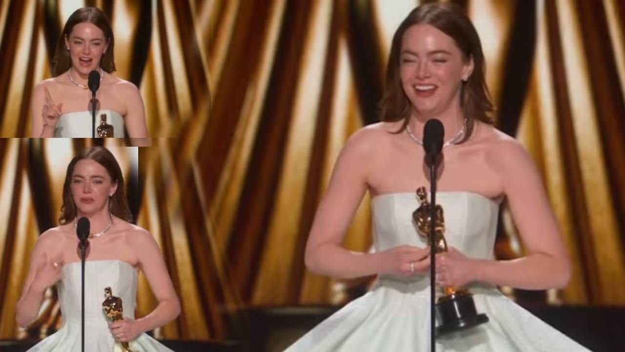 η συγκίνση της Emma Stone
